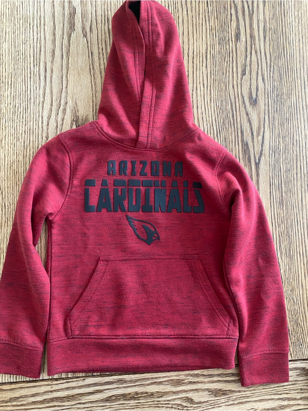 NFL Arizona Cardinals Kids Hoodie Sweatshirt- Dark Red Size XS